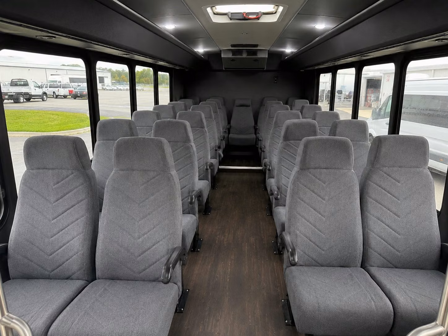 15 passenger minibus inside