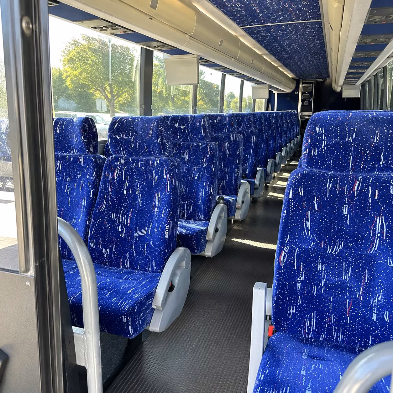garland charter bus interior