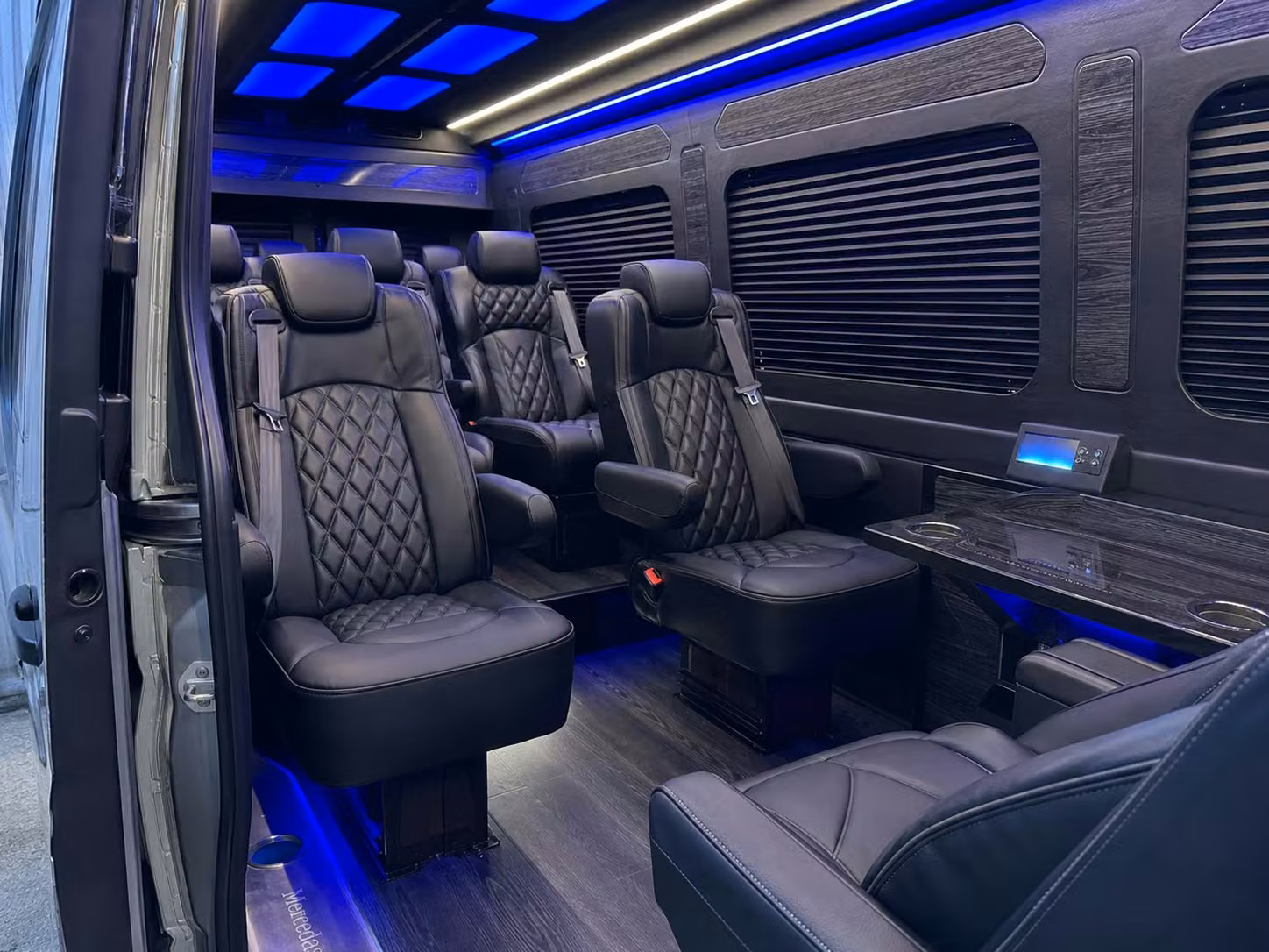 sprinter van transportation for groups and events across garland